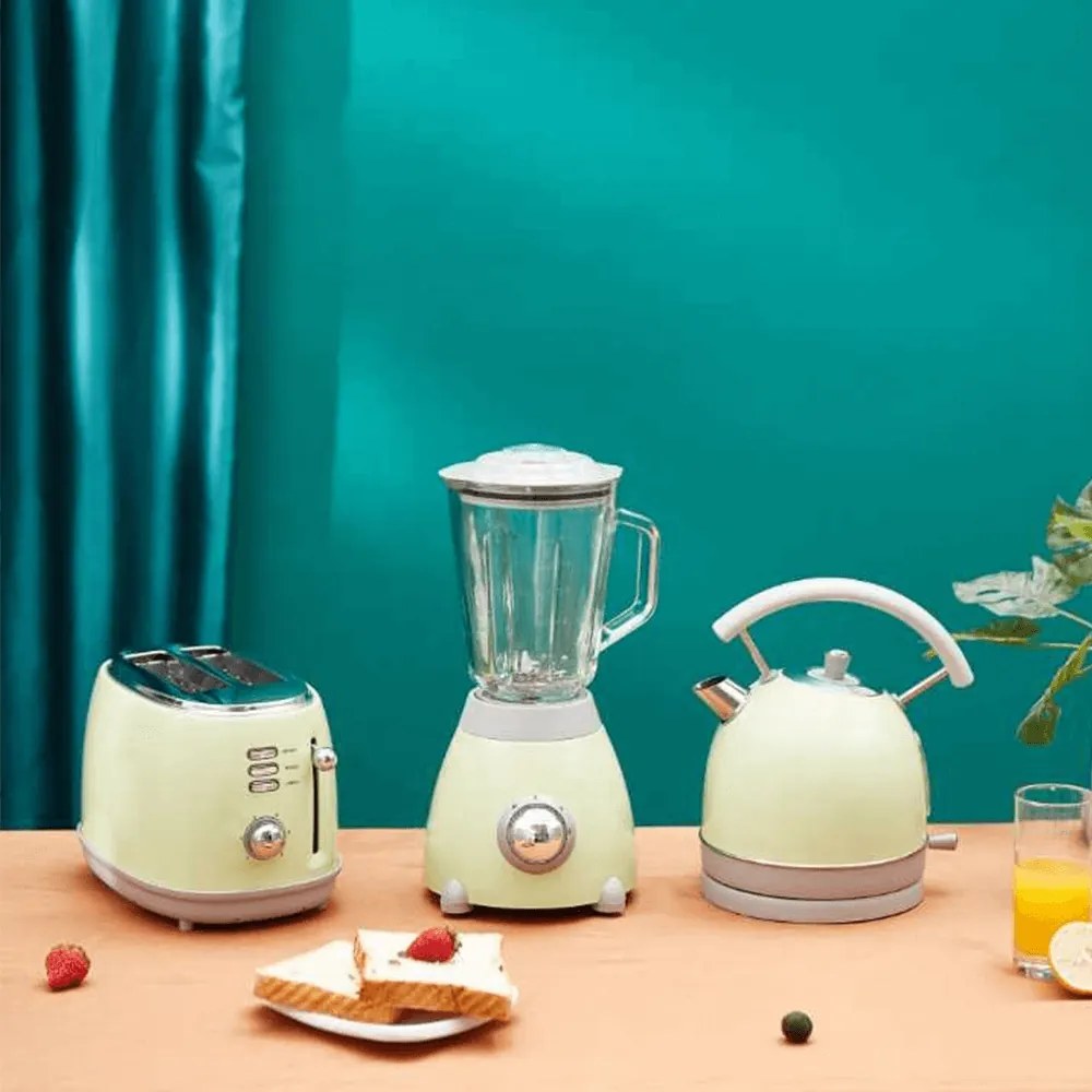 Mixer de masă în stil retro, 1,5 l, neo mentă / gri, CARSON