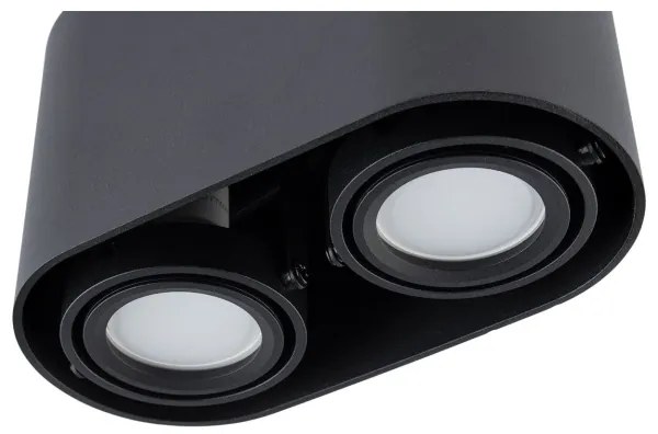 Lampă spot SIROK 2xGU10/30W/230V negru