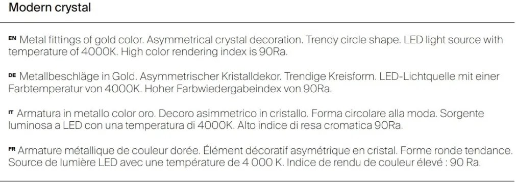 Lustra LED moderna design deosebit Krone