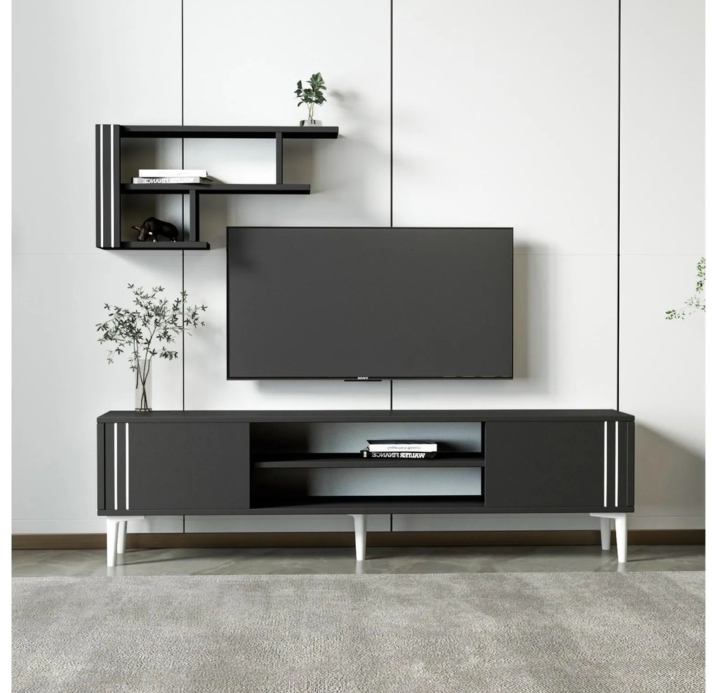 Mobilier living Snowden set (antracit) . 1102582