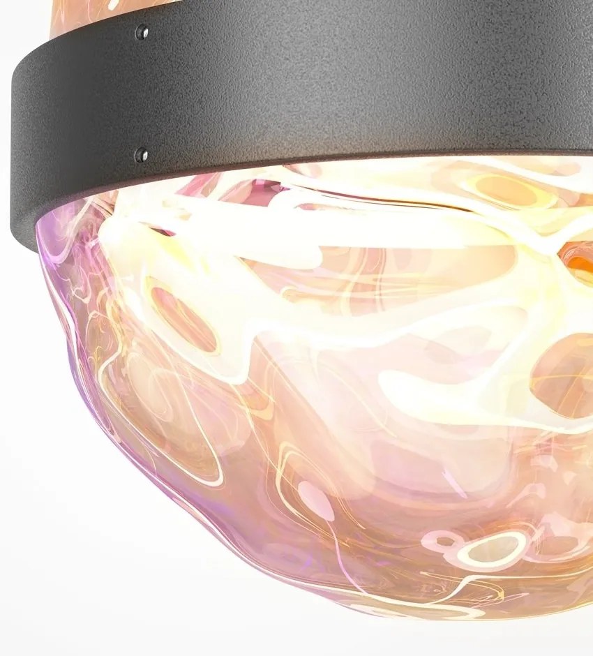Aplica de perete LED, Sticla, Multicolor, Misterio