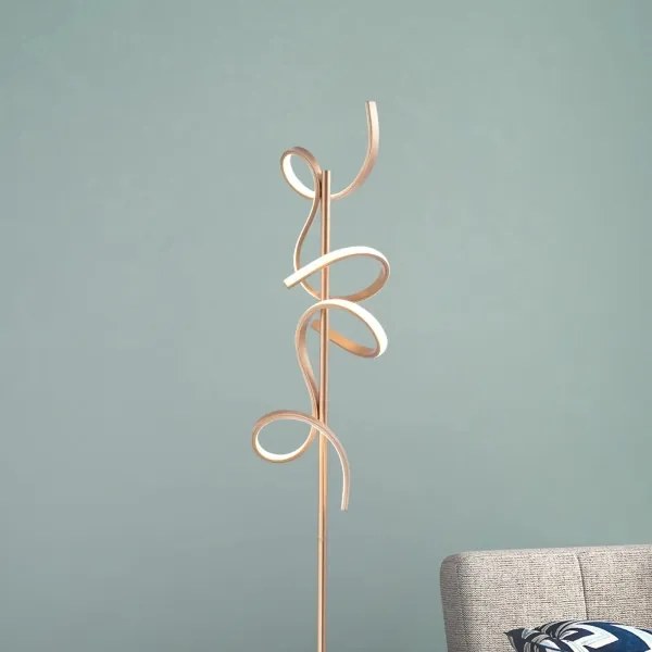 Lampadar LED dimabil CURLS LED/22W/230V Leuchten Direkt 19031-60