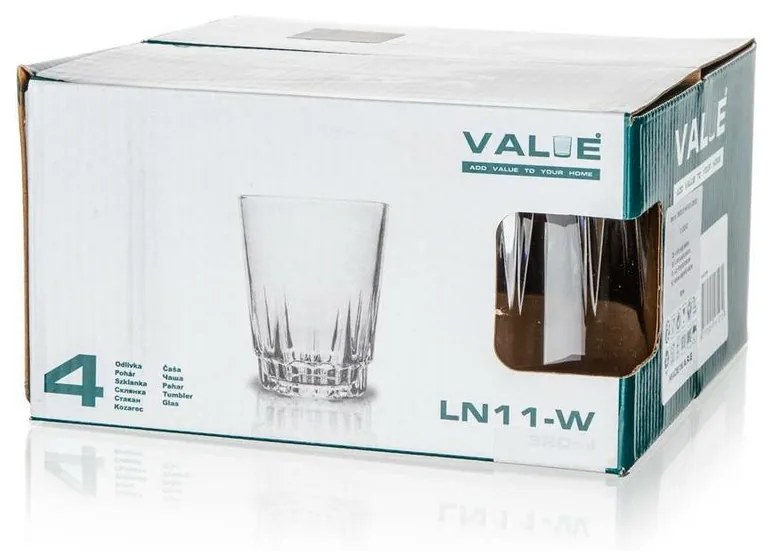 Set 4 pahare Banquet Value, 300 ml