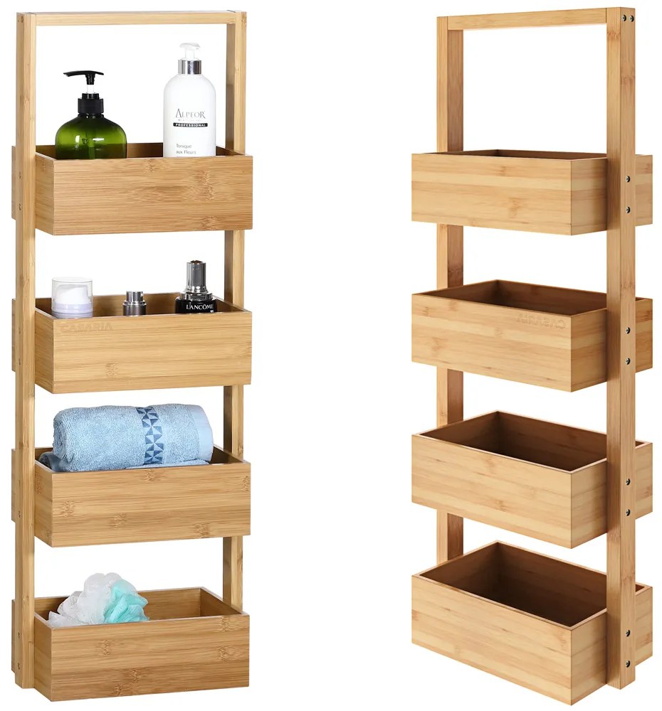 Deuba Raft din bambus 88x16x28 cm