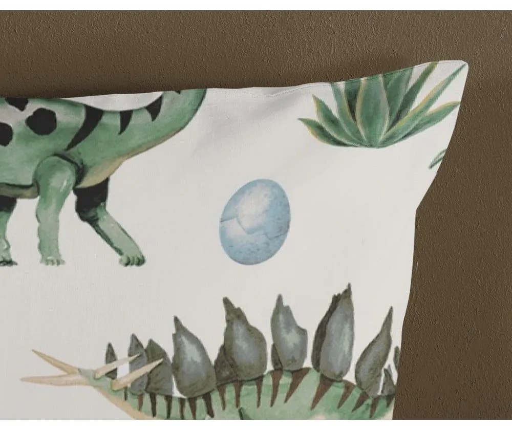 Lenjerie de pat pentru copii verde-bej din bumbac pentru pat de o persoană 140x200 cm Gabi – Good Morning