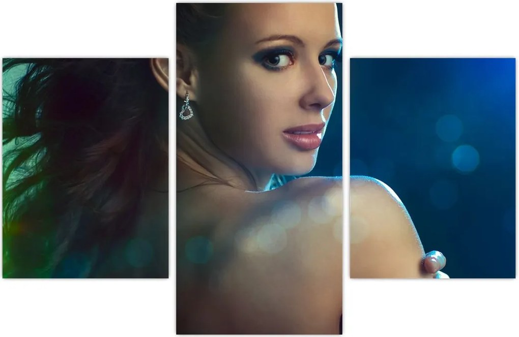Tablou - Privirea unei femei tinere (90x60 cm)