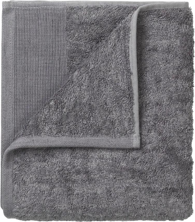 Set 4 prosoape din bumbac Blomus, 30 x 30 cm, gri închis