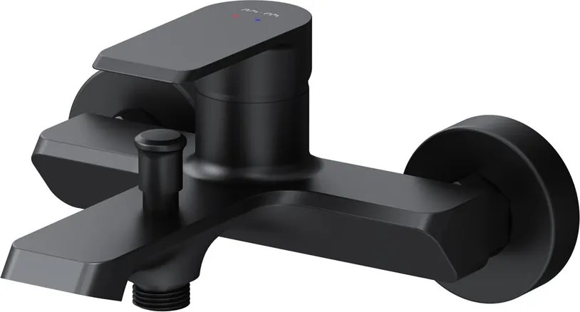 Baterie cada-dus AM.PM Flash monocomanda finisaj negru mat