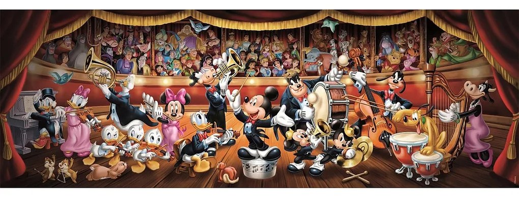 Disney Orchestra Puzzle panoramic Compact de 1000 de piese de Clementoni