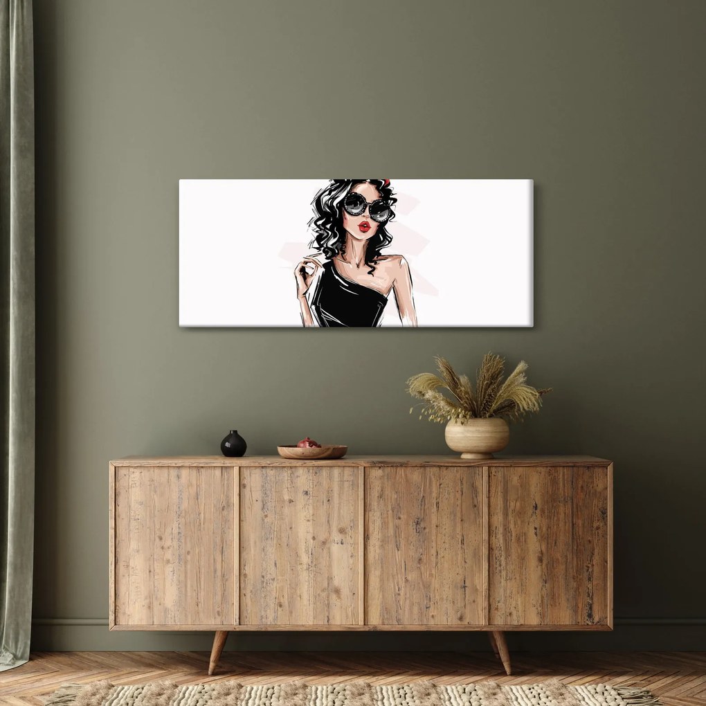 Tablou - Femeie de modă (120x50 cm)