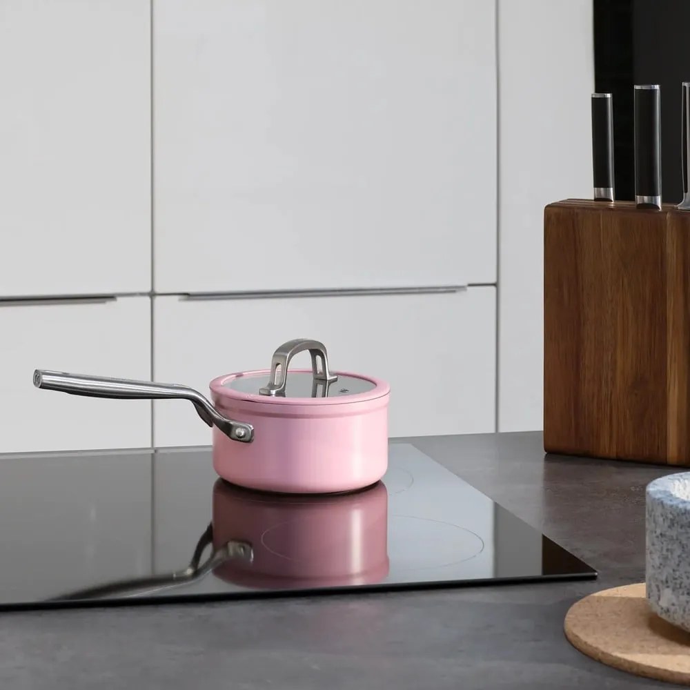 Oală cu capac/cu suprafață ceramică 1,3 l adecvată pentru plita cu inducție Meda 3.0 – FABINI