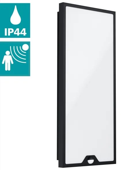 Aplică LED de exterior cu senzor CASAZZA LED/18,5W/230V IP44 Eglo 99522