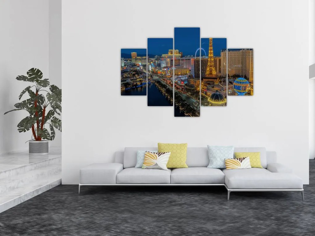 Tablou cu Las Vegas nocturn (150x105 cm)