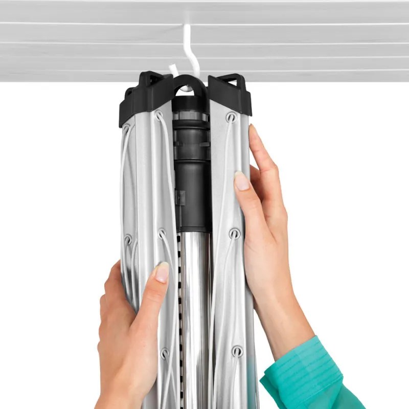 Brabantia Lift-O-Matic spațiu exterior 90300269, 60 m, Înălțime reglabilă, Țeapă metalică, Rezistent la coroziune, Inox