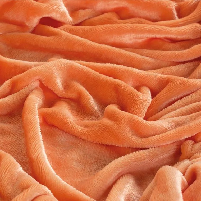 decoDoma Cearceaf cu elastic din micropluş coral 180 x 200 cm