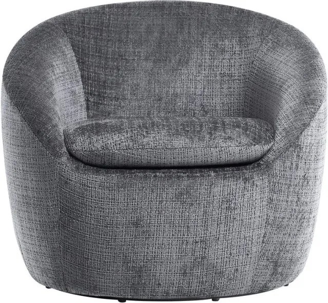 Fotoliu pivotant modern ALPINE tesatura structurata gri