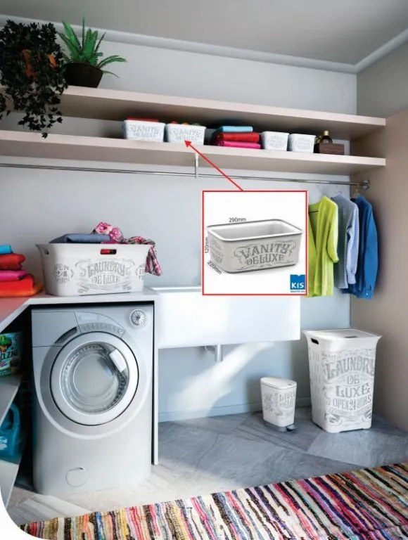 Cutie de depozitare din plastic 1,5 L - laundry bag