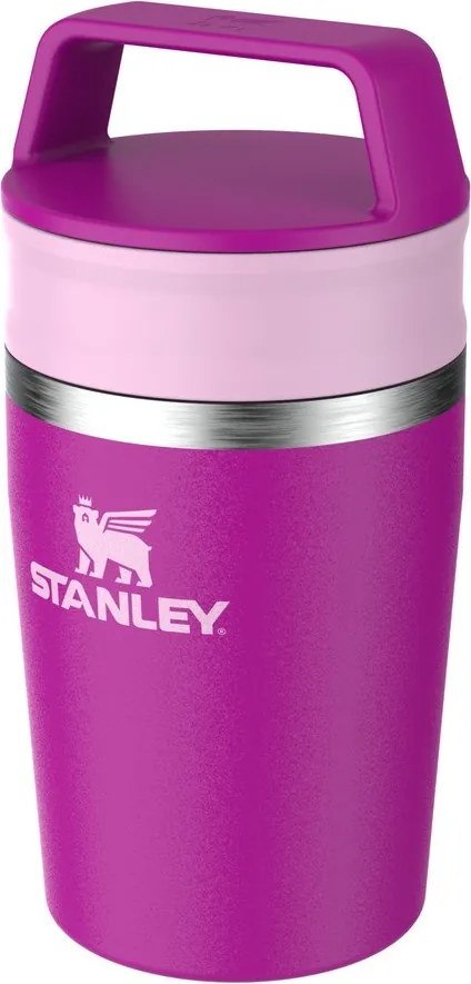 Cană termos roz din oțel inoxidabil 230 ml Café-To-Go Travel Mug Violet Blossom – Stanley