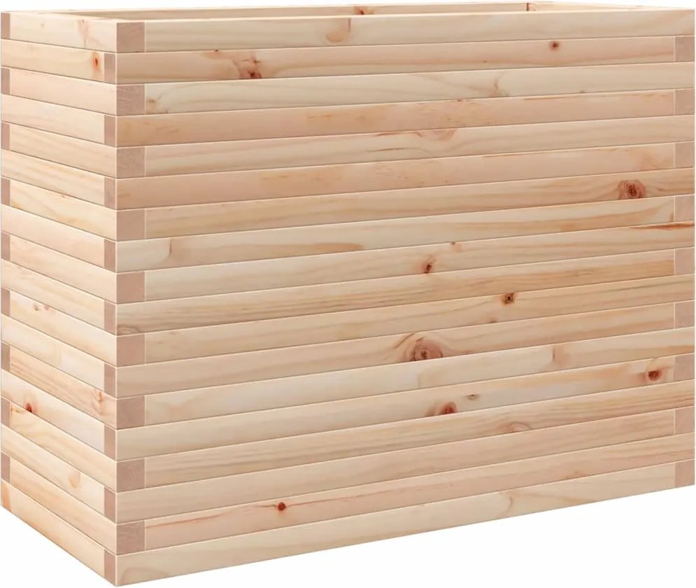 vidaXL Jardinieră de grădină, 90x40x68,5 cm, lemn masiv de pin