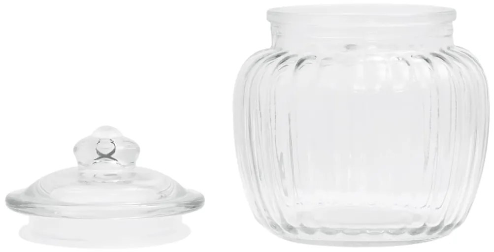 Borcane depozitare, 6 buc., 500 ml, sticla 6