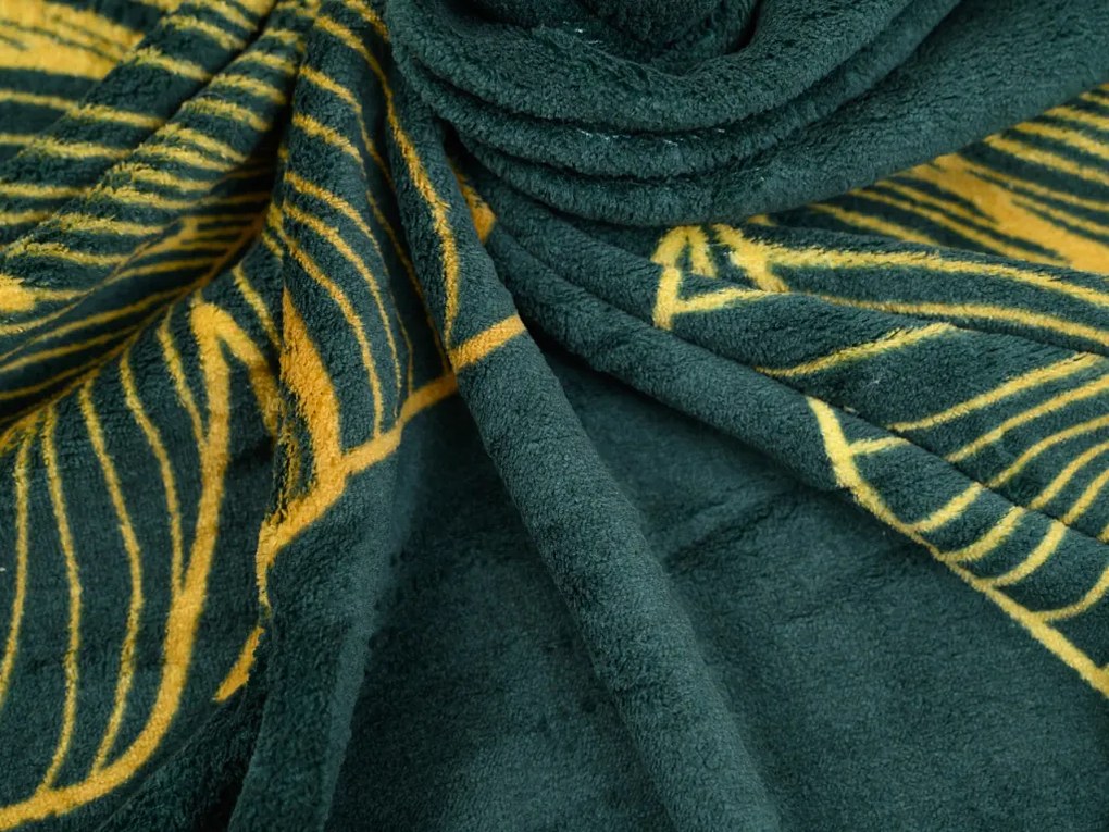 Lenjerie de pat din microplus VENECIA verde Dimensiunile lenjeriei: 70 x 90 cm | 140 x 200 cm