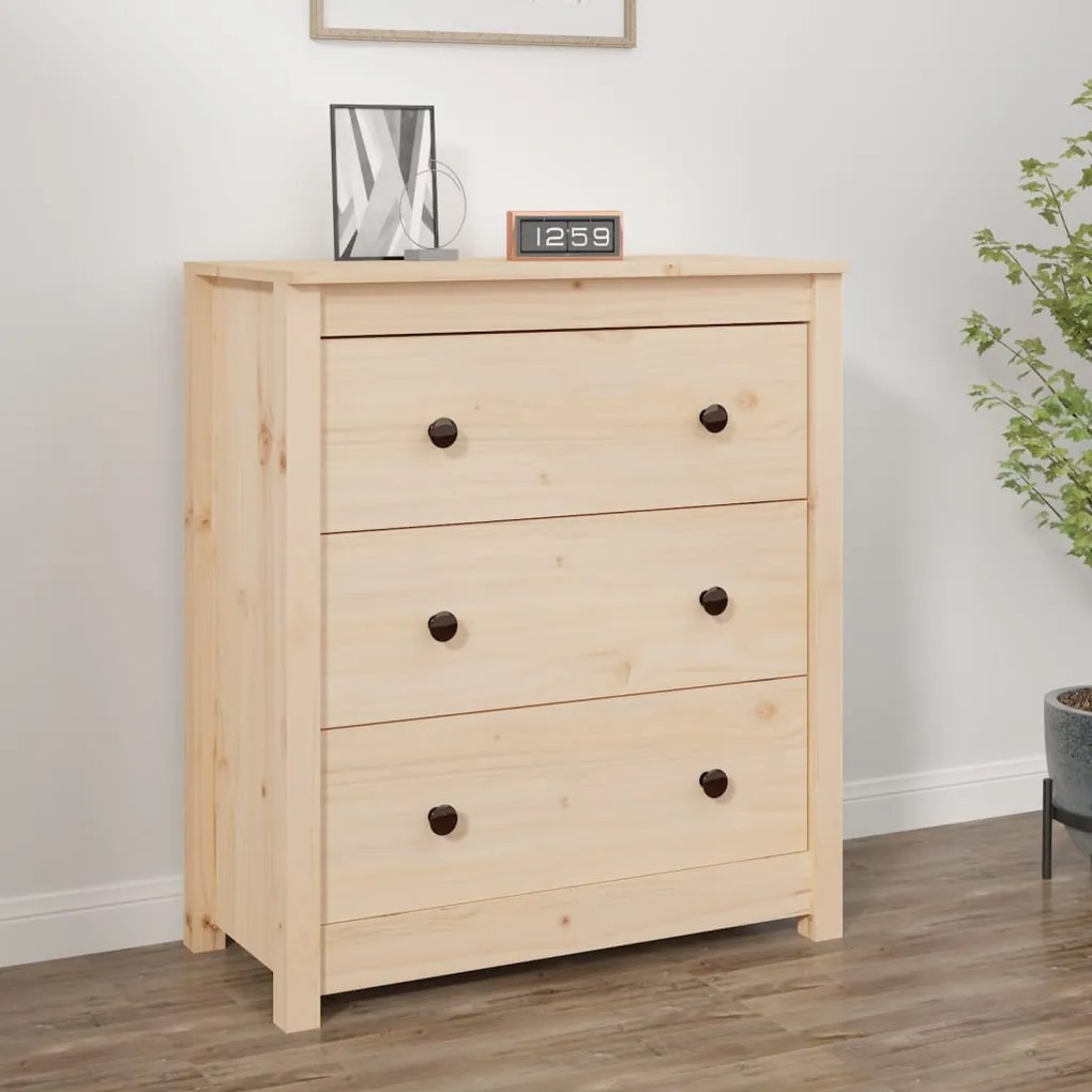 813734 vidaXL Servantă, 70x35x80 cm, lemn masiv de pin