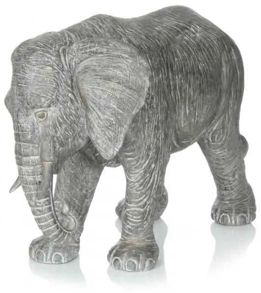 Decoratiune Elephant, gri
