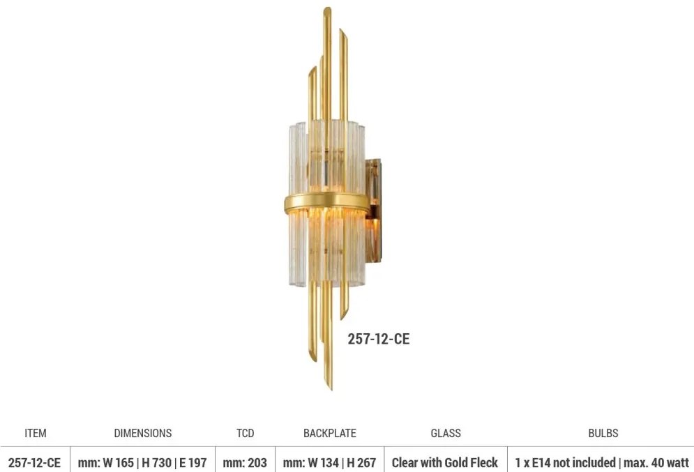 Aplica de perete LUX, realizata manual, design deosebit SYMPHONY