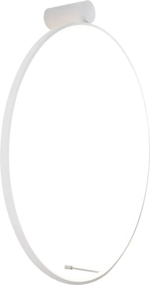 Aplica circulara LED IP44 diametru 80cm Visual alb