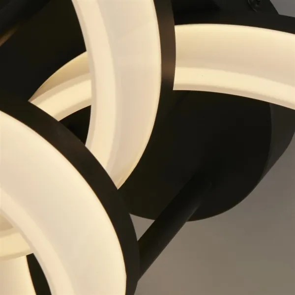 Searchlight 62793BK - Plafonieră LED dimabilă TRIPLE LED/25W/230V