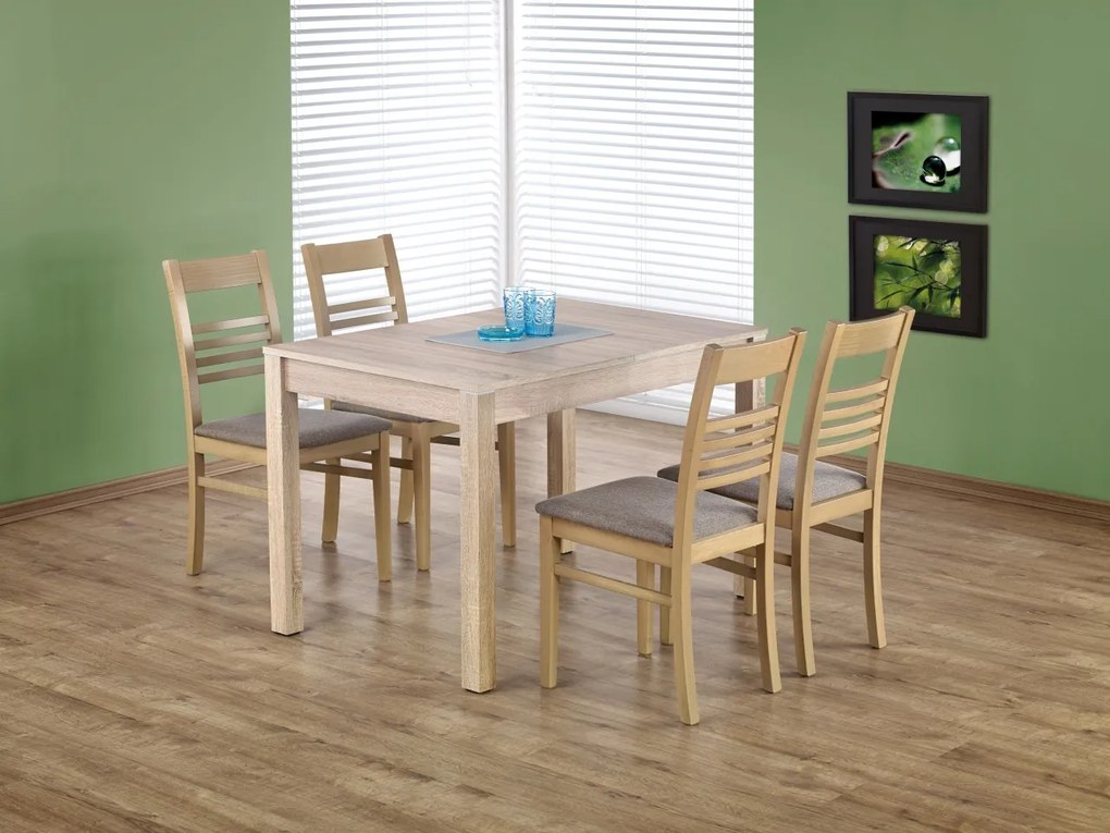 Masa extensibila Maurycy stejar sonoma/stejar sonoma - L118-158xl75xh76 cm