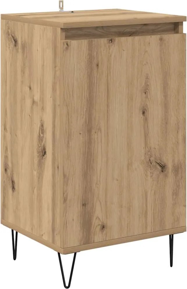 vidaXL Bufet Pe perete Stejar Artizanal 40 x 35 x 70 cm Lemn compozit