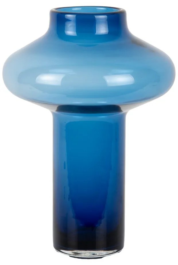 Vază albastră din sticlă (înălțime 37 cm) Asombroso – PT LIVING