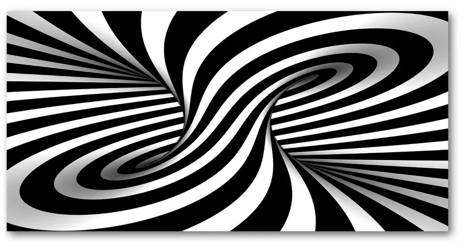 Tablou pe pe sticlă vârtej abstract