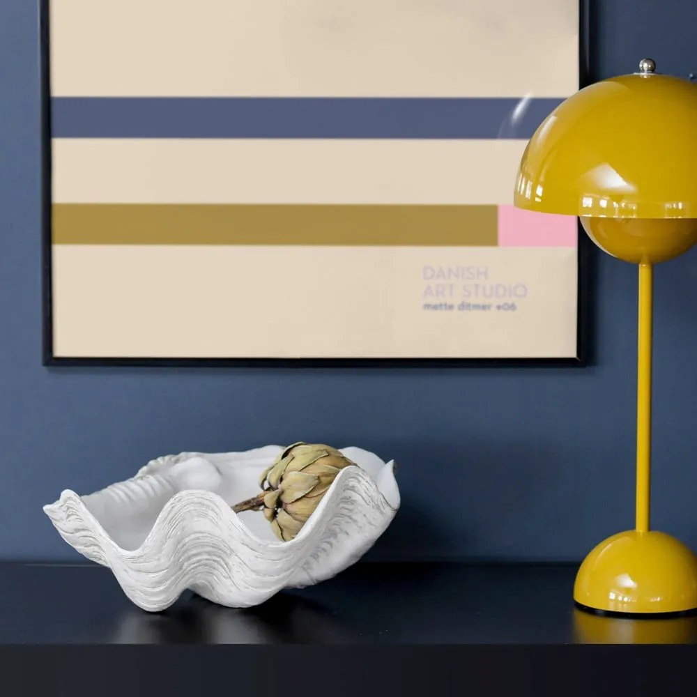 Bol decorativ din polirășină 33x27 cm Shell – Mette Ditmer Denmark