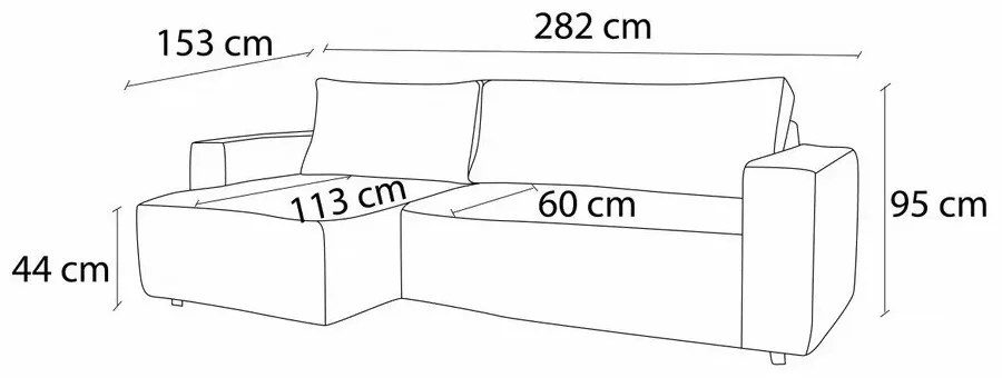 Colțar verde extensibil (cu colț variabil) Nihad – Bobochic Paris