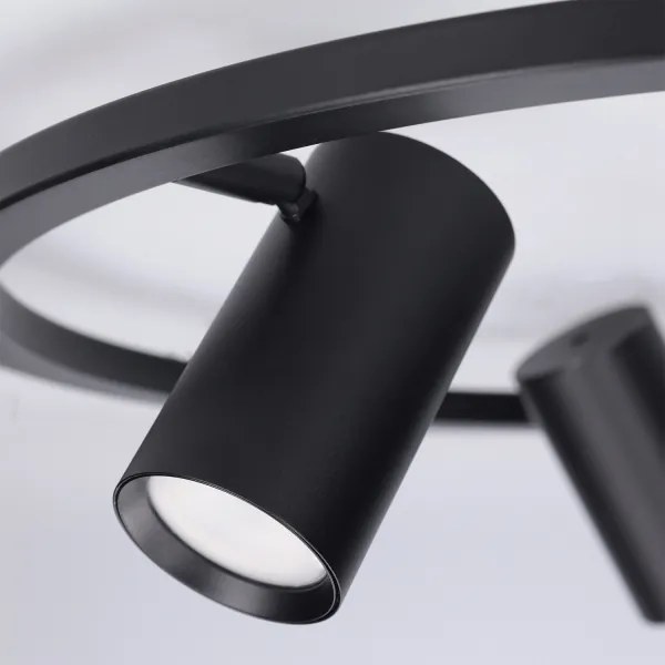 BRILAGI - Lustru suspendat cu cablu SELE 6xGU10/30W/230V negru