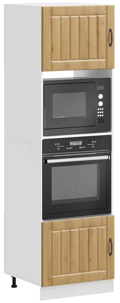 vidaXL Dulapuri pentru cuptor 2 buc. Stejar artizanal Lucca Lemn