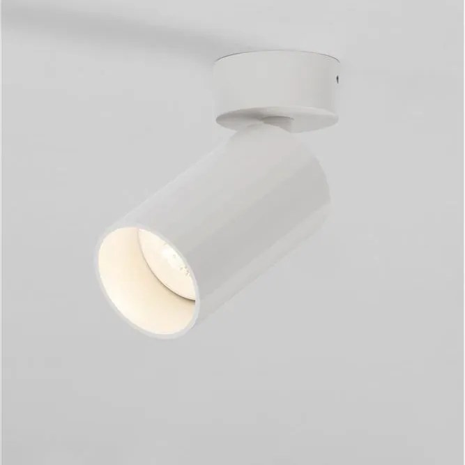 Spot aplicat design tehnic ZELOS alb