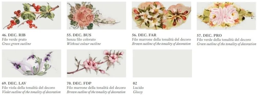 Veioza design clasic cu decor ceramic realizat manual FERRARA