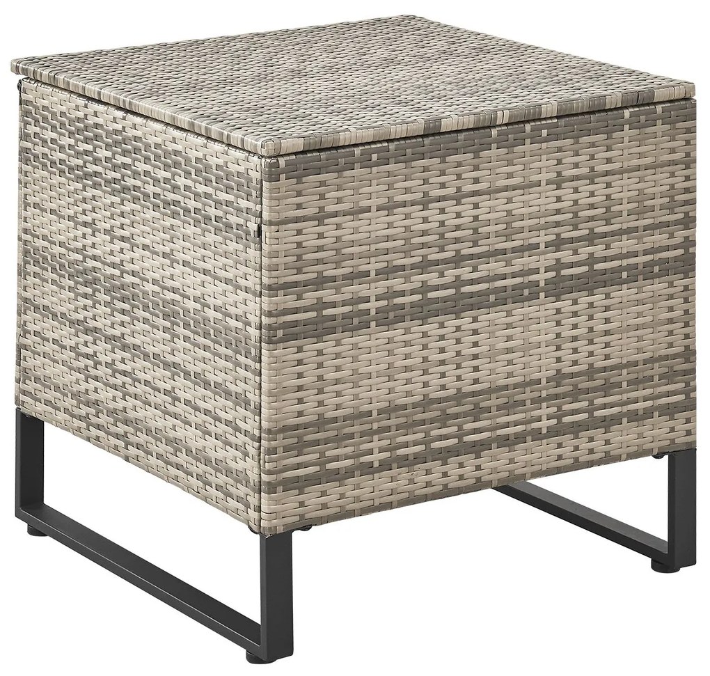 Juskys Set rattan Santorini - gri