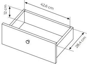 Comodă Scandia D3S (Stejar scandi + jedlička scandi). 1071388