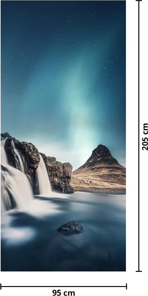 Fototapet pentru ușă - Cascade (95x205cm)