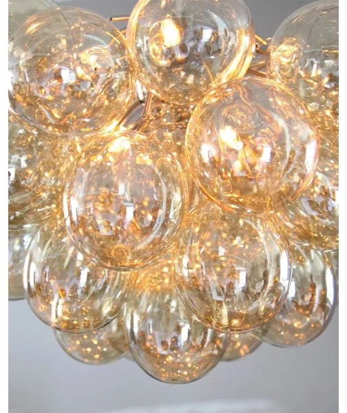 Lustră pe cablu ByRydens 4200440-5503 GROSS 8xG9/4W/230V fumuriu/maro