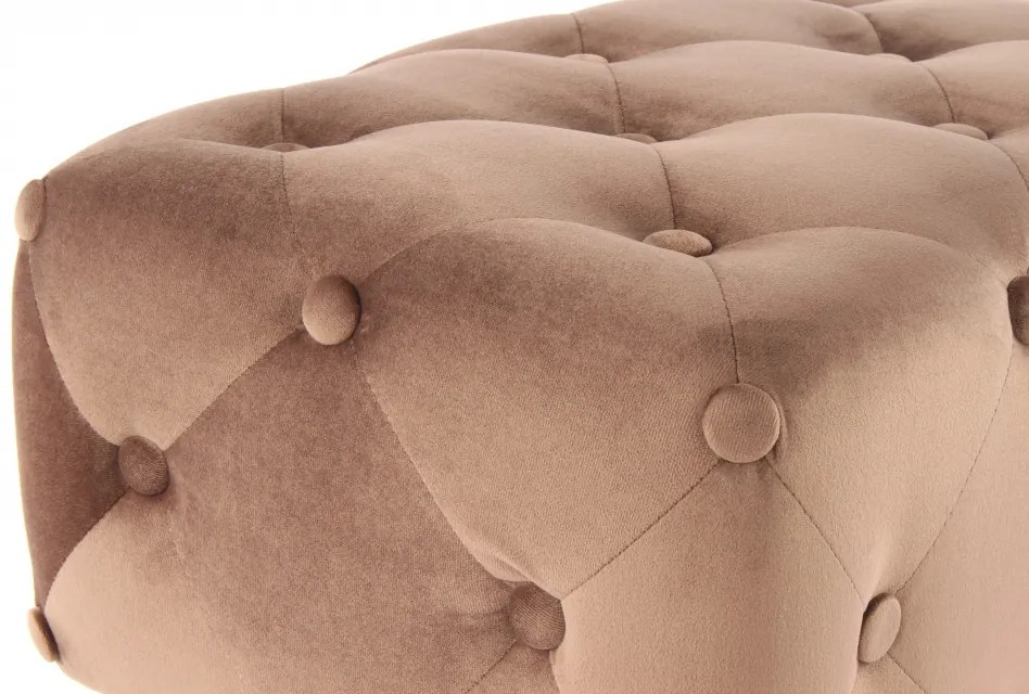 Taburet tapitat Piano maro deschis