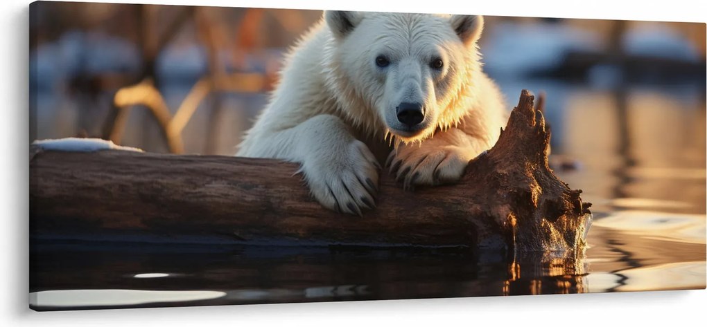Tablou - Ursul polar (120x50 cm)
