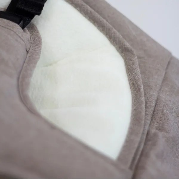 Șezlong pentru bebeluși PETITE&MARS CALMY maro