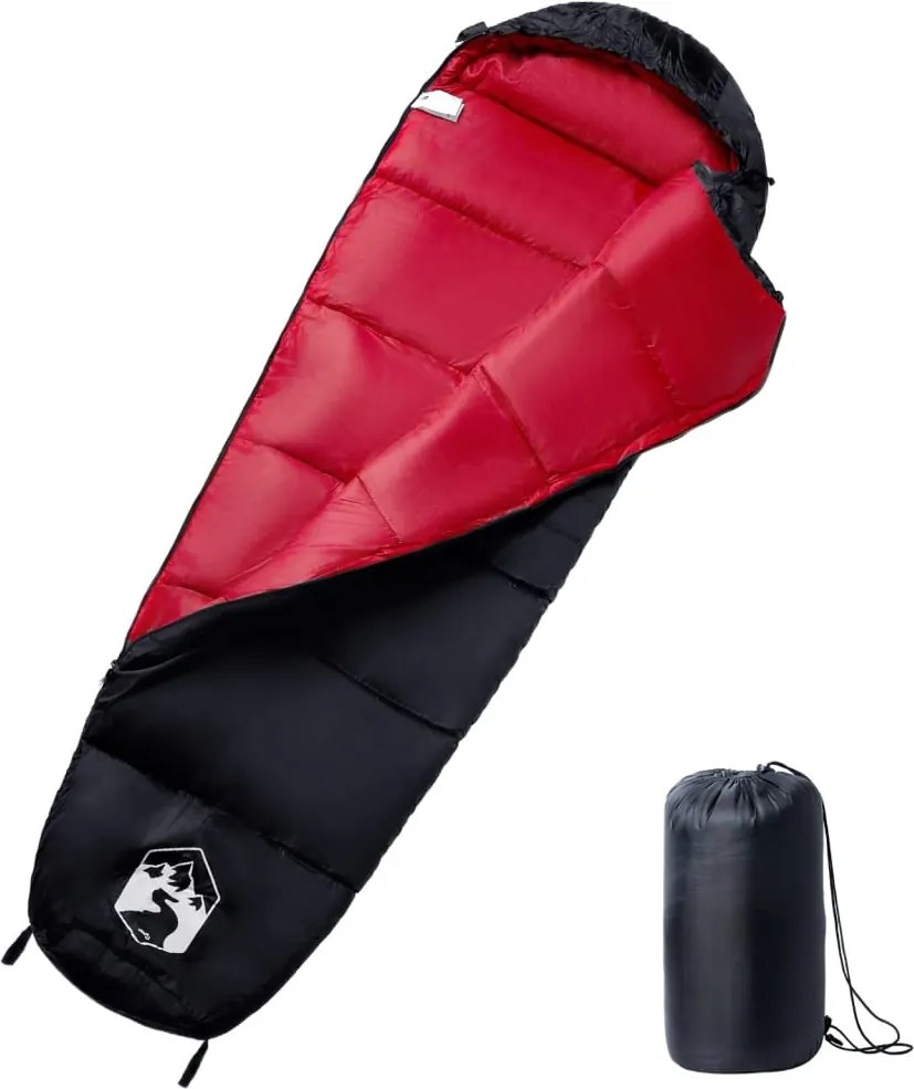vidaXL Sac de dormit tip mumie pentru adulți de camping, 3 anotimpuri