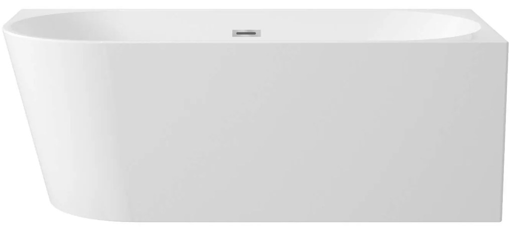Cada baie freestanding, alba, 140x58 cm, orientare stanga, Deante Silia