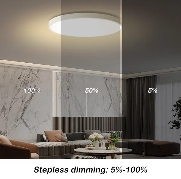 Brilagi - Lampă LED dimabilă POOL SMART LED/100W/230V Ø 80 cm Wi‑Fi Tuya albă + telecomandă